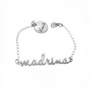 PULSERA CON NOMBRE Y PLACA GRABADA