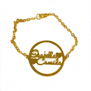 PULSERA DIJE REDONDO