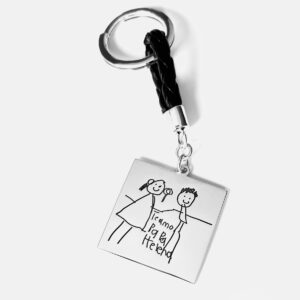 LLAVERO CUADRADO DISEÑO